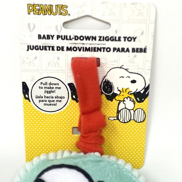 Peanuts Snoopy Pull Down Ziggle Activity Toy Infants Babies Stroller Car Seat - Picture 3 of 6